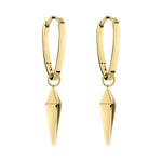 Liebeskind Berlin Creole mit geometrischen Pendulum-Anhänger in der Farbe gold Produktbild