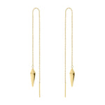 Liebeskind Berlin Ohrhänger mit geometrischem Pendulum-Anhänger in der Farbe gold Produktbild