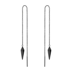 Liebeskind Berlin Ohrhänger mit geometrischem Pendulum-Anhänger in der Farbe schwarz Produktbild