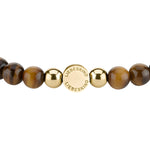 Nahaufnahme Tiger‘s Eye Beads Armband von LIEBESKIND BERLIN