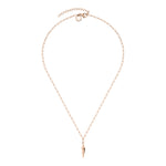 Liebeskind Berlin Halskette mit grober Ankerkette und geometrischem Pendulum-Anhänger in der Farbe roségold Zusatzbild