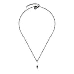 Liebeskind Berlin Halskette mit grober Ankerkette und geometrischem Pendulum-Anhänger in der Farbe schwarz Zusatzbild