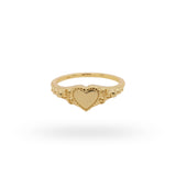 24KAE Ring – Heart with Baroque Decoration in 54 - Cool | Time