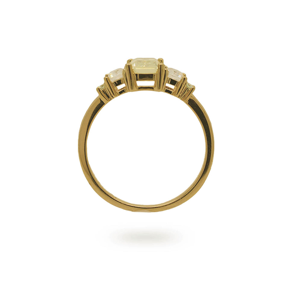 24KAE Ring – The Vintage coloured Stones in 52 - Cool | Time