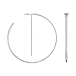 Liebeskind Berlin Creole mit abnehmbarem Stab, in der Farbe silber; Zusatzbild