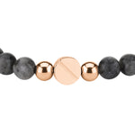 Liebeskind Berlin Armband bestehend aus schwarzen Quarzbeads; Zusatzbild