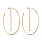 Liebeskind Berlin Creole mit abnehmbarem Stab, in der Farbe roségold; Produktbild