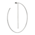 Liebeskind Berlin Creole mit abnehmbarem Stab, in der Farbe silber; Produktbild