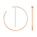 Liebeskind Berlin Creole mit abnehmbarem Stab, in der Farbe roségold; Zusatzbild