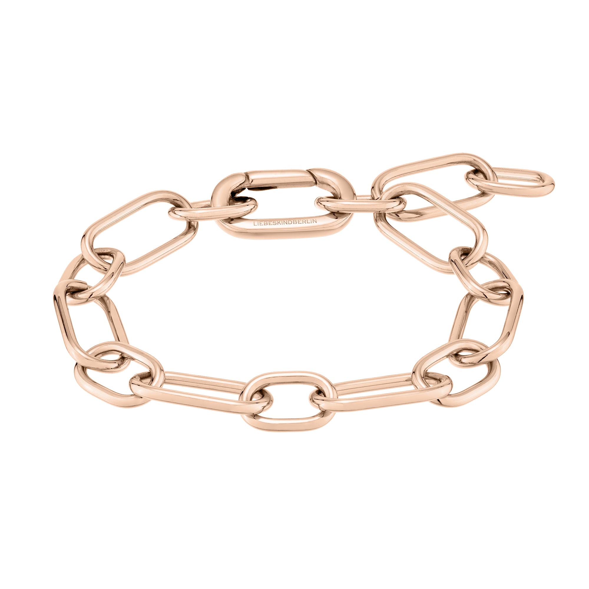 Liebeskind Berlin Armband mit großen Kettengliedern in der Farbe roségold Produktbild