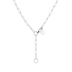 Cool Time Kids Halskette; moderne individuell einstellbare Kette in der Farbe silber Produktbild