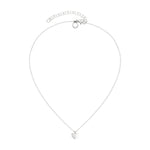 Die LIEBESKIND BERLIN Halskette - My Heart Small von Liebeskind Berlin ist eine filigrane silberne Damenkette mit Herzanhänger und verstellbarer Länge - liebevoll auf weißem Hintergrund präsentiert, das perfekte Geschenk.