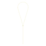 Liebeskind Berlin Halskette - Gold Collection; längenverstellbare Y-Flachanker Gliederkette in der Farbe gold Produktbild 