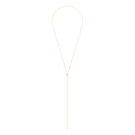 Liebeskind Berlin Halskette - Gold Collection; längenverstellbare Y-Flachanker Gliederkette in der Farbe roségold Produktbild 