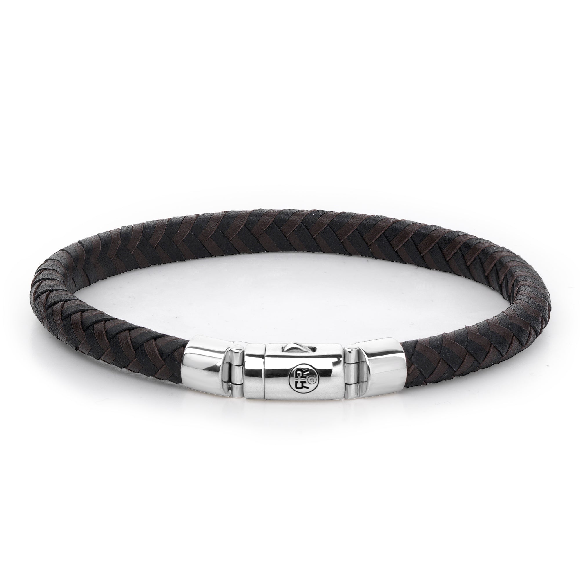 Rebel & Rose Armband - The Braided Leather; in der Farbe braun; Größe S Produktbild 