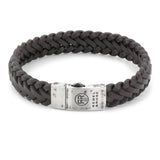 Rebel & Rose Armband - The Braided Leather; in der Farbe schwarz; Größe M Produktbild 