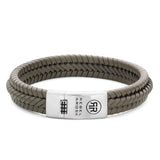 Rebel & Rose Armband - The Braided Leather in der Farbe braun; Größe L Produktbild