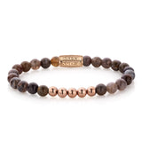 Rebel & Rose Beads - The Brown Roségold Armband; Größe S Produktbild