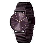 Liebeskind Berlin Armbanduhr mit lila Zifferblatt, lila Gehäuse und lila Meshband Zusatzbild