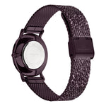 Rückansicht der LIEBESKIND BERLIN Armbanduhr - Glitter-Special von Liebeskind Berlin mit Metallgewebeband, Schließe und eingraviertem Markennamen - eine elegante Edelstahl-Uhr für einen raffinierten Touch.