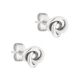 Liebeskind Berlin Ohrstecker - The Knot; mit Knotenstruktur in der Farbe silber Produktbild