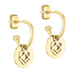 Liebeskind Berlin Creole - Keep Loving; mit einhängbaren Anhängern in der Farbe gold Produktbild