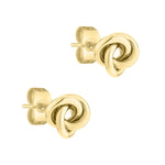 Liebeskind Berlin Ohrstecker - The Knot; mit Knotenstruktur in der Farbe gold Produktbild