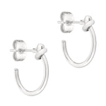 Liebeskind Berlin Creole - The Knot; mit Knotenstruktur in der Farbe silber Produktbild