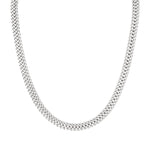 Liebeskind Berlin Halskette - The Woven; breite Kette in der Farbe silber Produktbild 