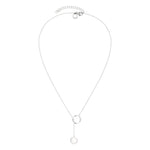 Liebeskind Berlin Halskette mit gedrehtem Anhänger in der Farbe silber Produktbild