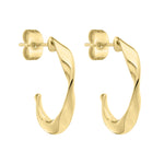 Liebeskind Berlin Creole im gedrehten Design in der Farbe gold Produktbild