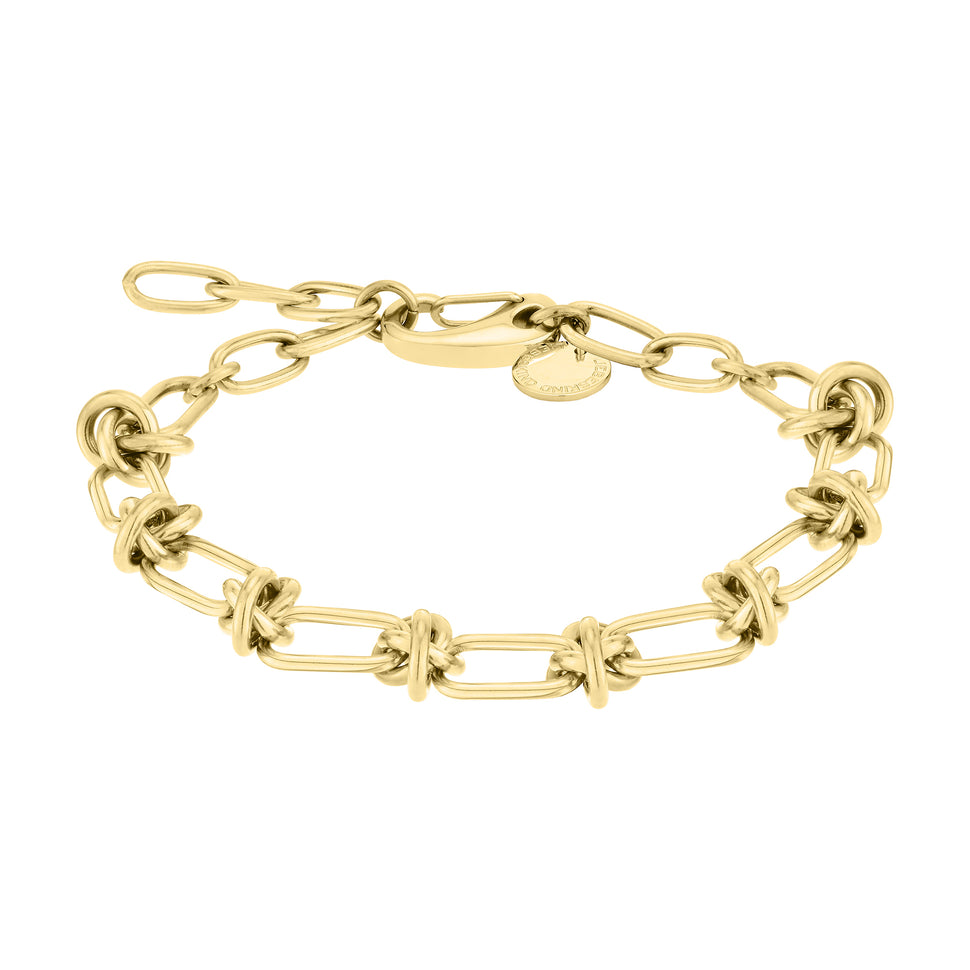 Liebeskind Berlin Armband - The Knot; mit Knotenstruktur in der Farbe gold Produktbild