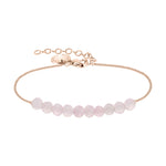 Liebeskind Berlin Armband bestehend aus einer roségoldenen Kette und einem Bead Mix aus Halbedelsteinen; Produktbild