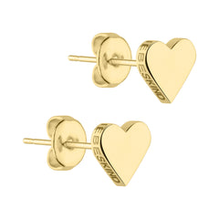 Liebeskind Berlin Ohrstecker in Herzform, in der Farbe gold; Produktbild