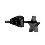 Liebeskind Berlin Ohrsetecker in Sternform, in der Farbe schwarz; Seitenansicht