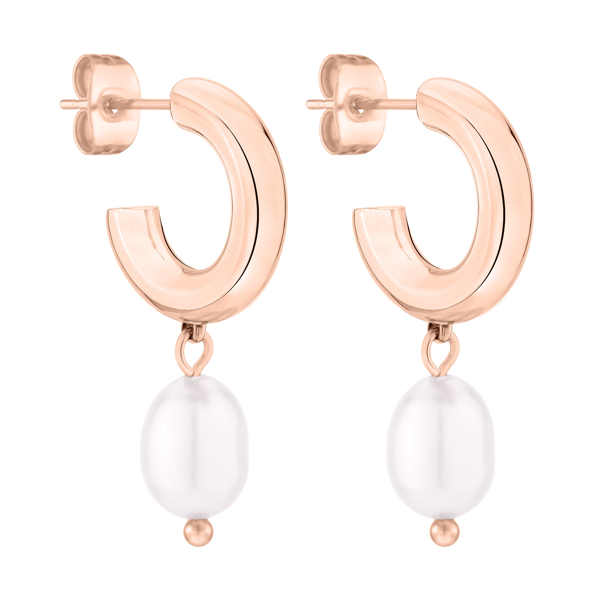 Tamaris Creole mit beweglichem Freshwater Pearl Anhänger in der Farbe roségold Produktbild