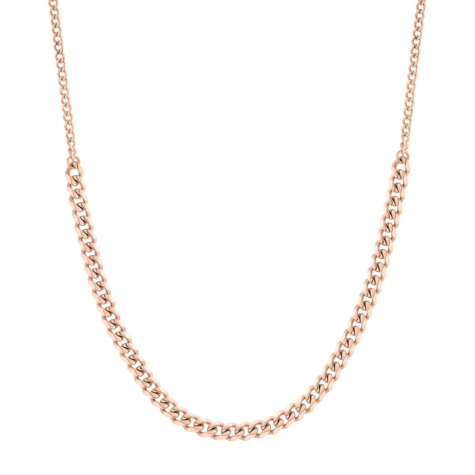 Tamaris Halskette - New Chunky Chain; Panzerkette in der Farbe roségold Produktbild