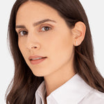 Liebeskind Berlin Ohrtsecker in Stäbchenform, in der Farbe gold; Tragebild