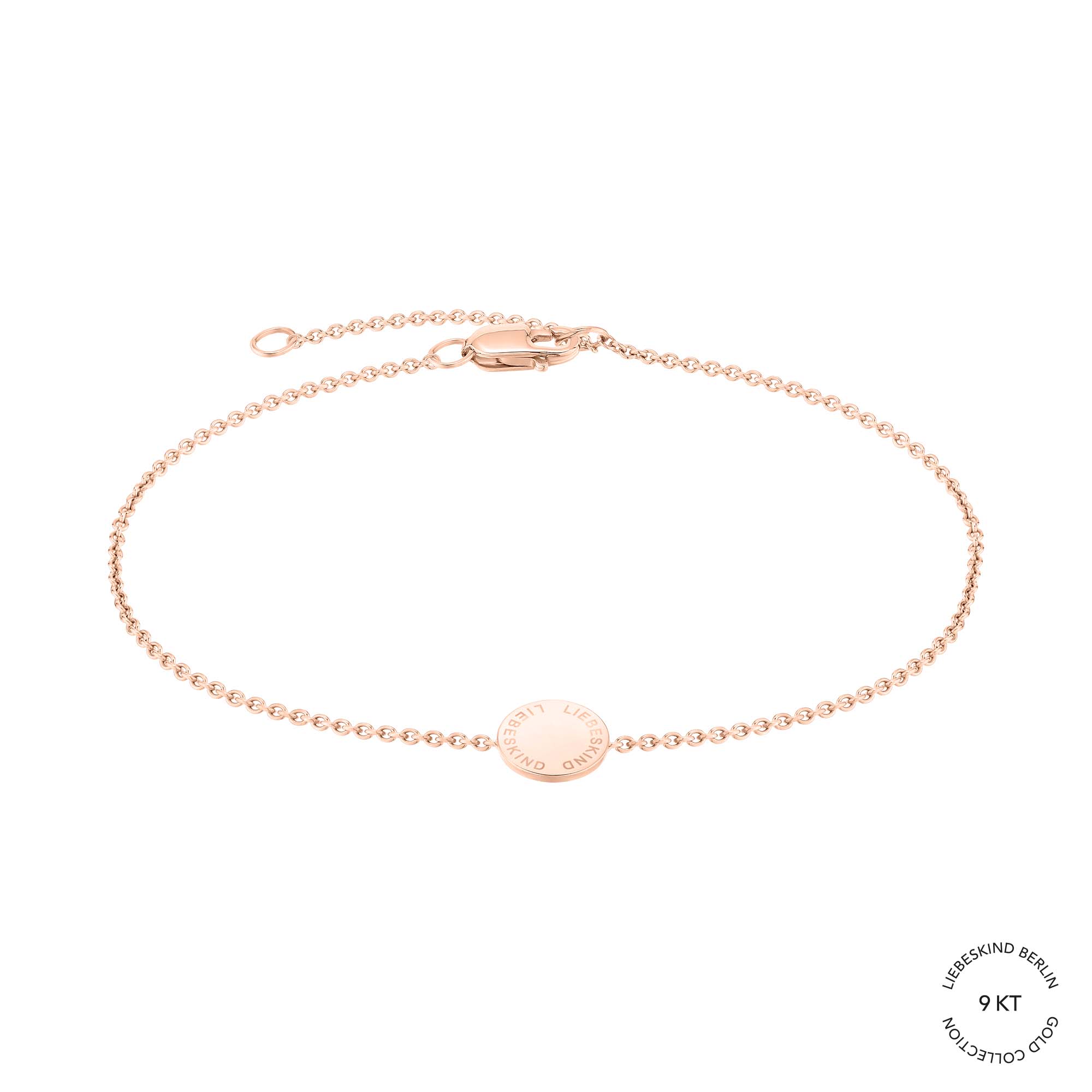 Liebeskind Berlin Armband - Gold Collection; dezentes Armband in der Farbe roségold Produktbild