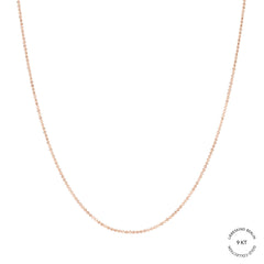 Liebeskind Berlin Halskette - Gold Collection; dezente individuell verstellbare Kugelkette in der Farbe roségold Produktbild
