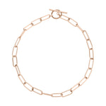 Liebeskind Berlin Halskette bestehend aus einer roségoldenen Gliederkette mit einem T-Bar-Verschluss; Produktbild