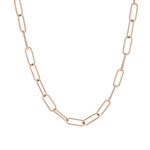 Liebeskind Berlin Halskette bestehend aus einer roségoldenen Y-Gliederkette mit T-Bar-Verschluss; Zusatzbild