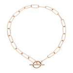 Liebeskind Berlin Halskette bestehend aus einer roségoldenen Gliederkette mit einem T-Bar-Verschluss; Produktbild