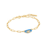Ania Haie Armband – Neon Blue Enamel