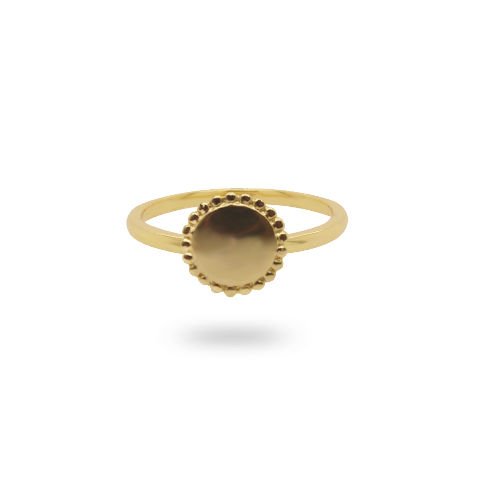 24KAE Ring – The Sun Coin in 56