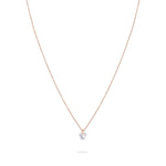 Tamaris Halskette - Be My Valentine; in der Farbe roségold mit feiner Kette und herzförmig geschliffenen Zirkonia Produktbild