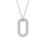 Ti Sento Milano Halskette – Sparkling Oval