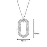 Ti Sento Milano Halskette – Sparkling Oval
