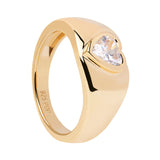 PDPaola Ring – The wide Heart in 52
