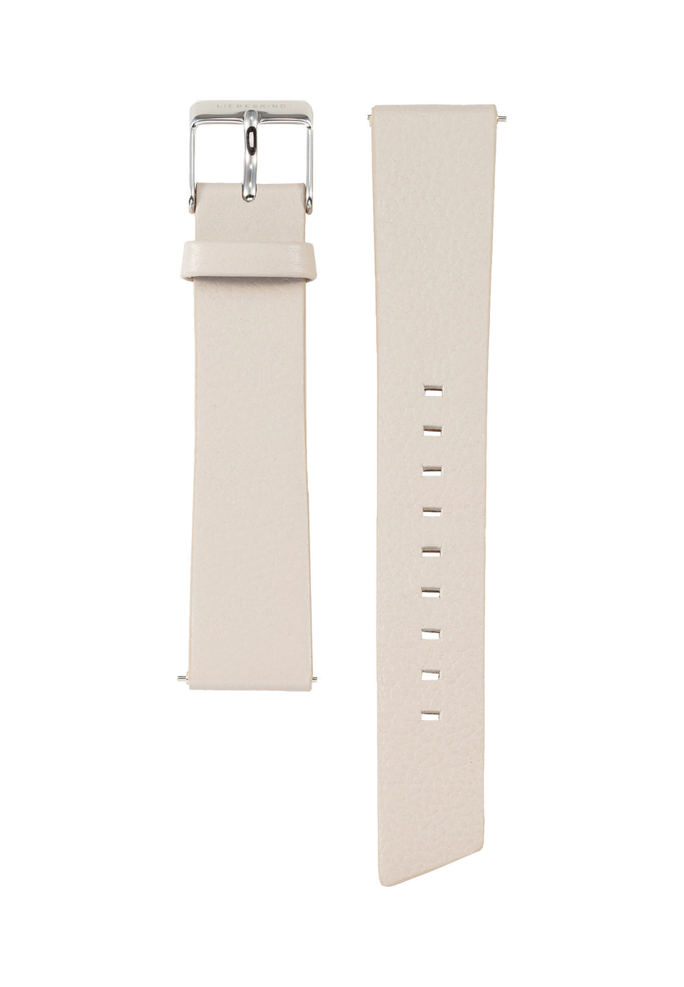 Liebeskind Berlin Uhrenband; beige Lederband Produktbild 